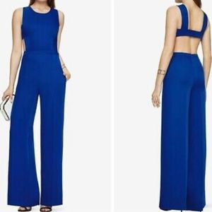 BCBGMax Azaria ROYAL BLUE ROSSANA CUT OUT JUMPSUIT